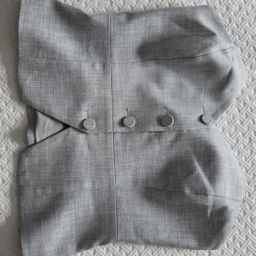 Dynamite Gray Vest for Men - Picture 2 of 5